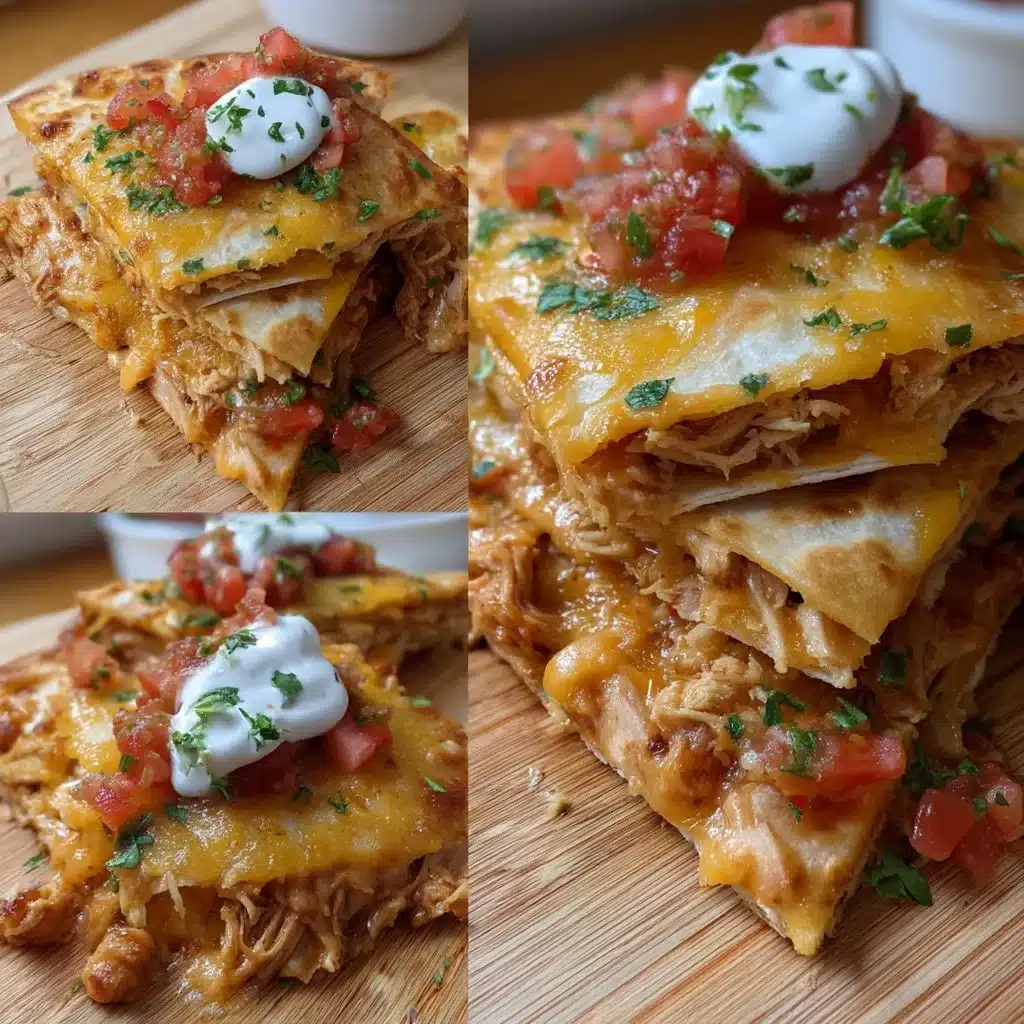 Easy Chicken Quesadilla Bake