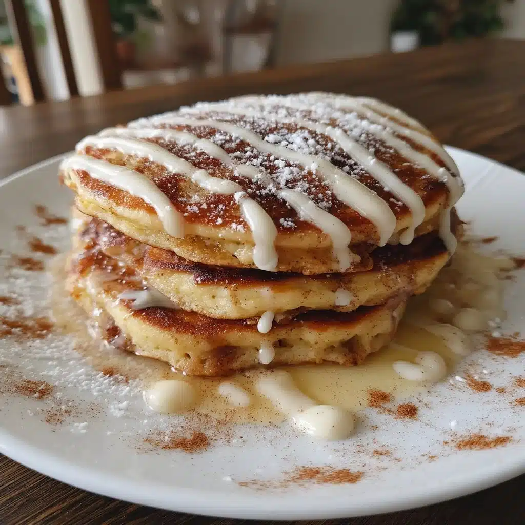Easy Cinnamon Roll Pancakes