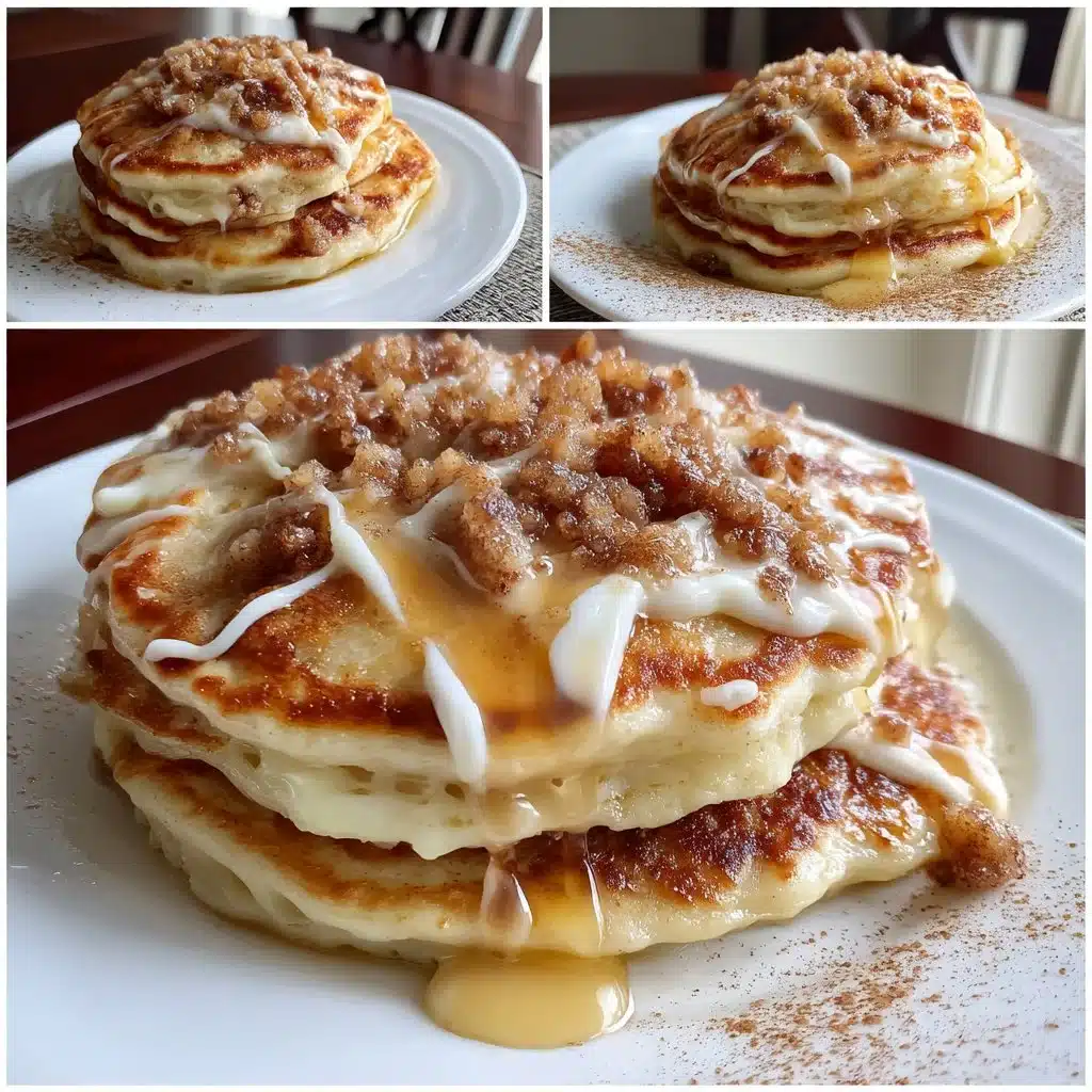 Easy Cinnamon Roll Pancakes