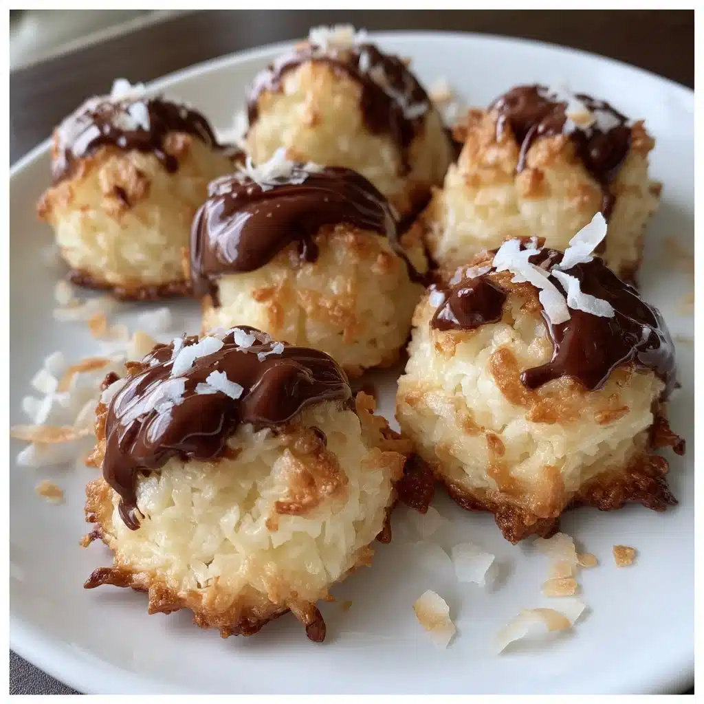 Easy Coconut Macaroon Nests