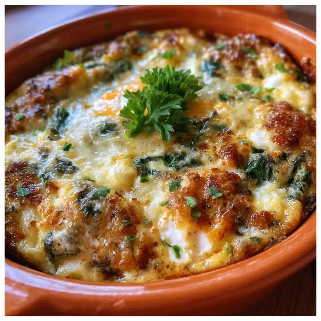 Easy Cottage Cheese Egg Bake