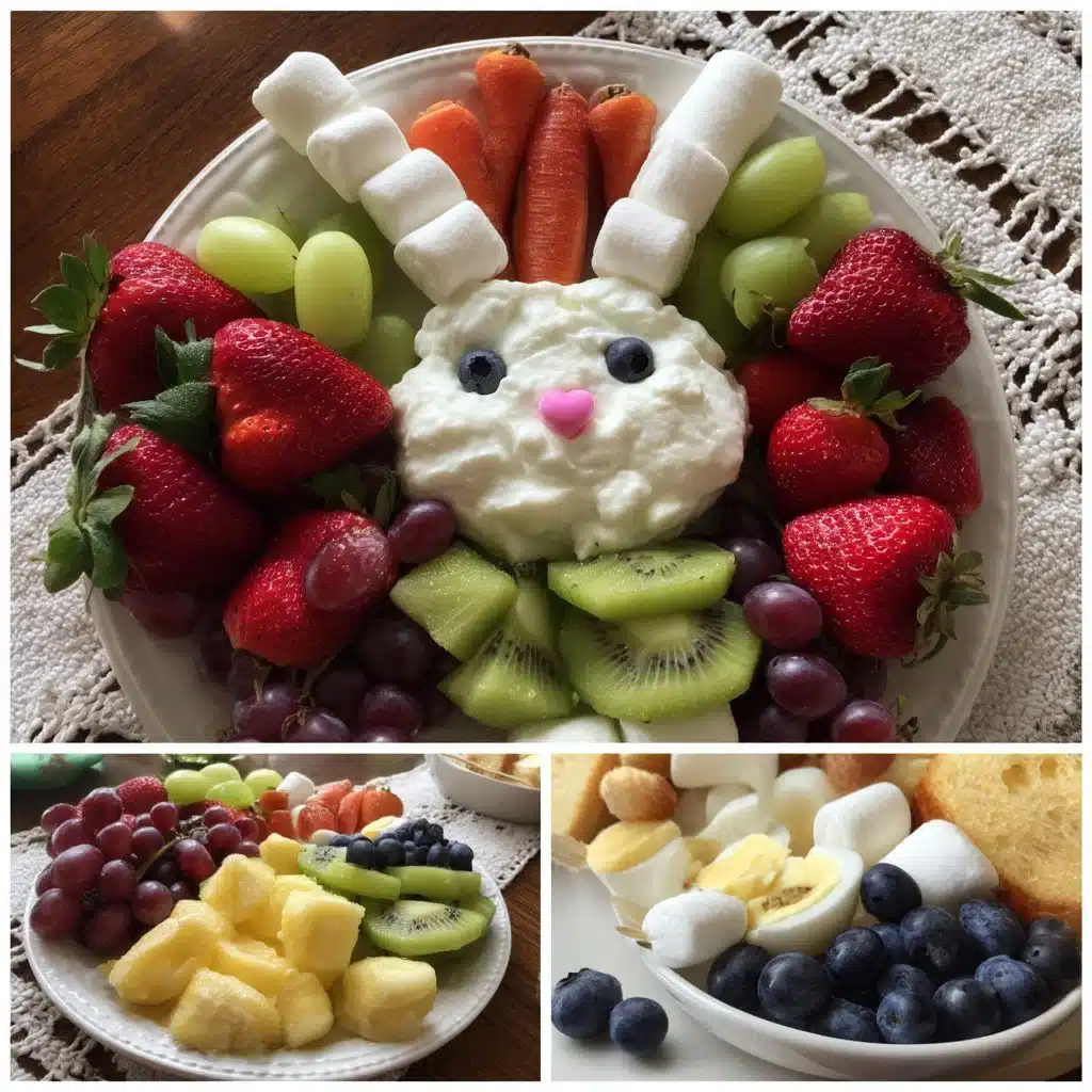 Easy Easter Bunny Fruit Tray
