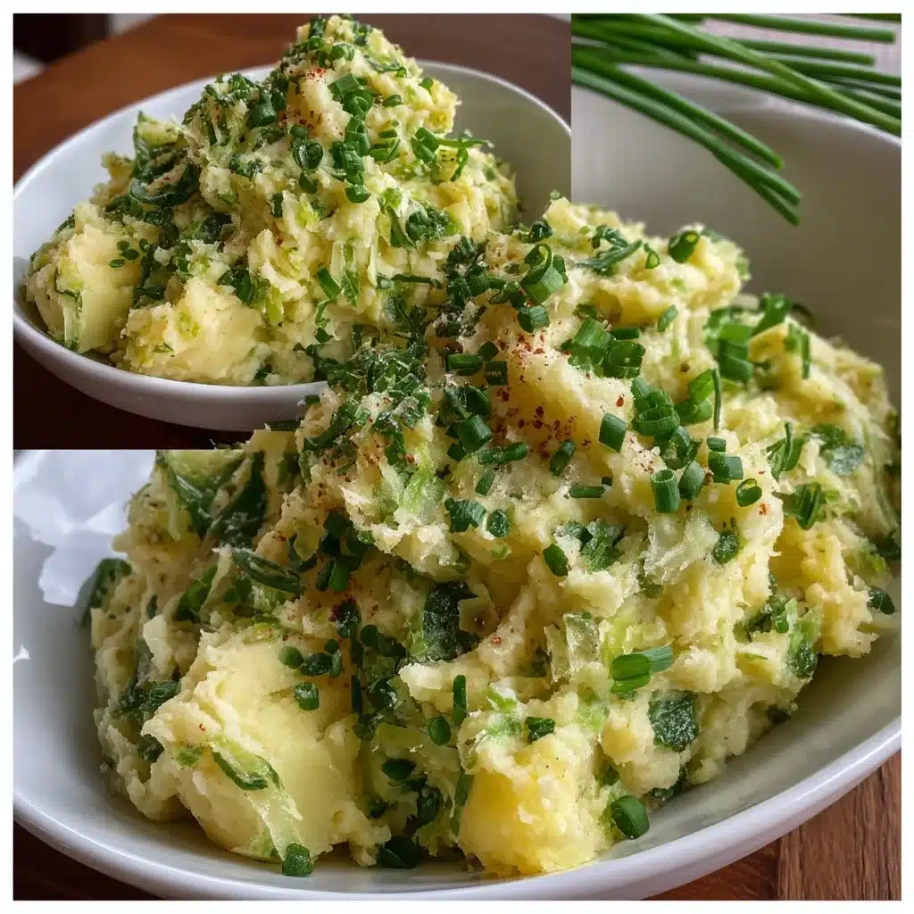 Easy Irish Colcannon Mashed Potatoes