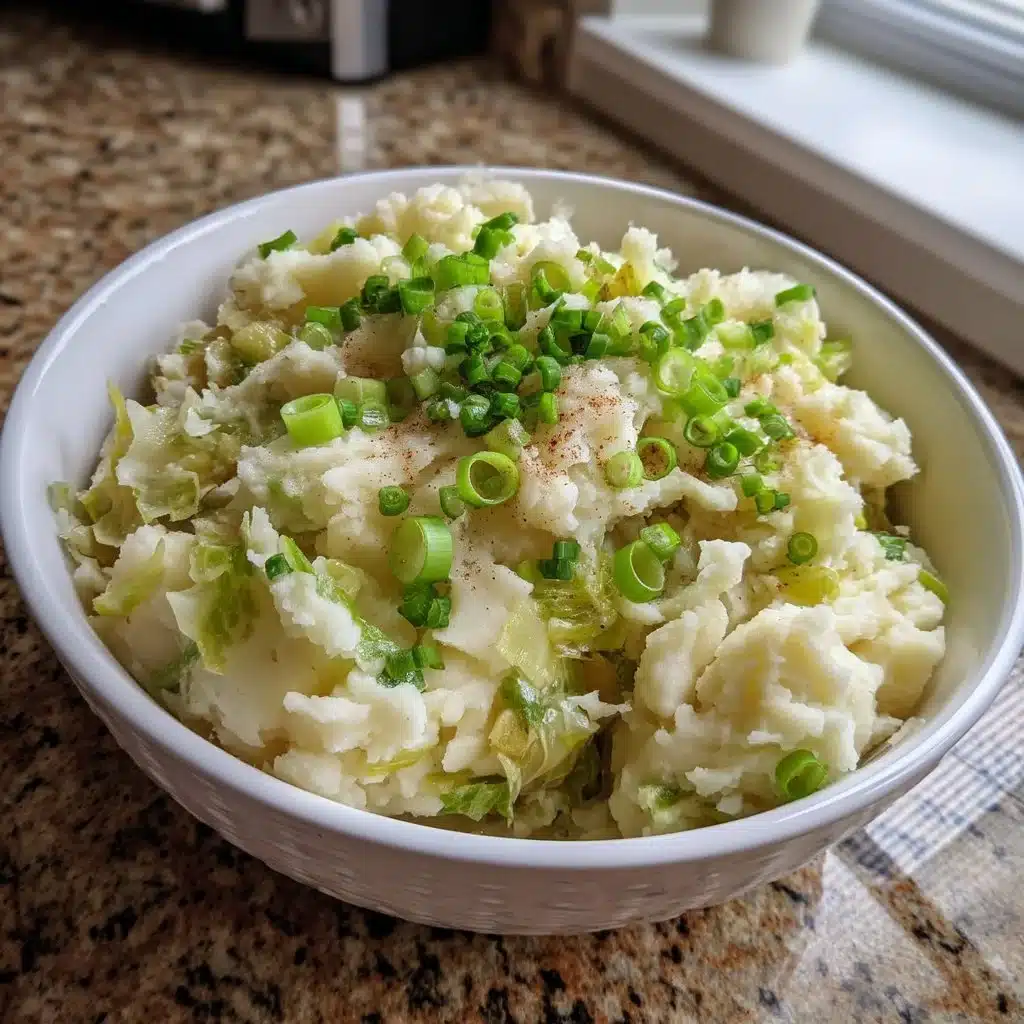 Easy Irish Colcannon Mashed Potatoes