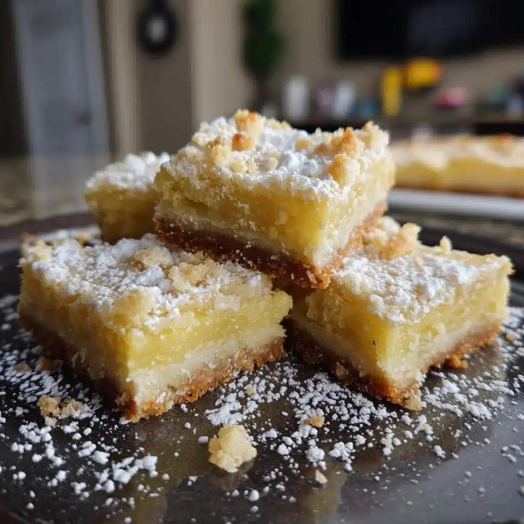Easy Lemon Bars with Shortbread Crust
