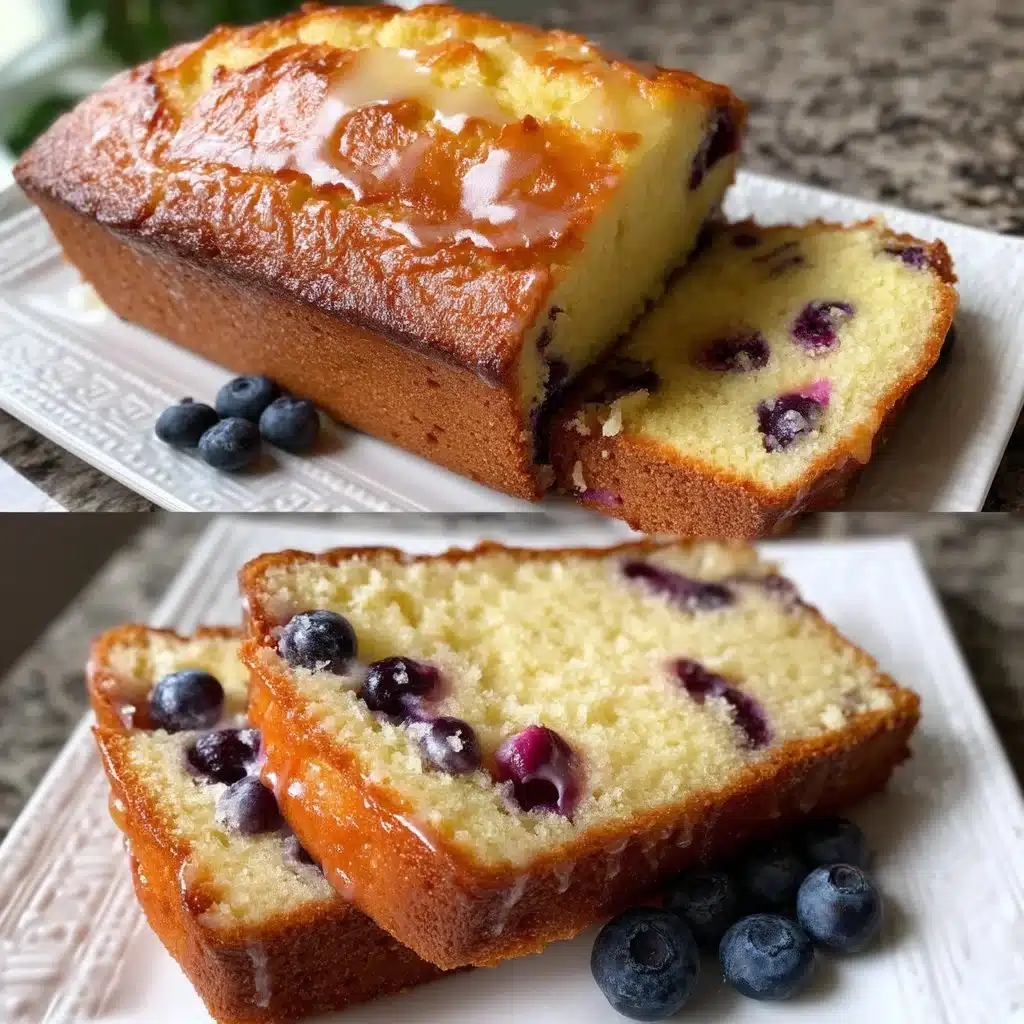 Easy Lemon Blueberry Loaf Cake
