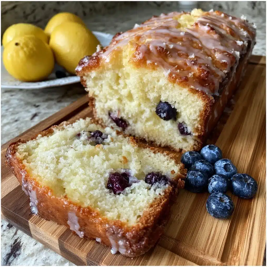 Easy Lemon Blueberry Loaf Cake