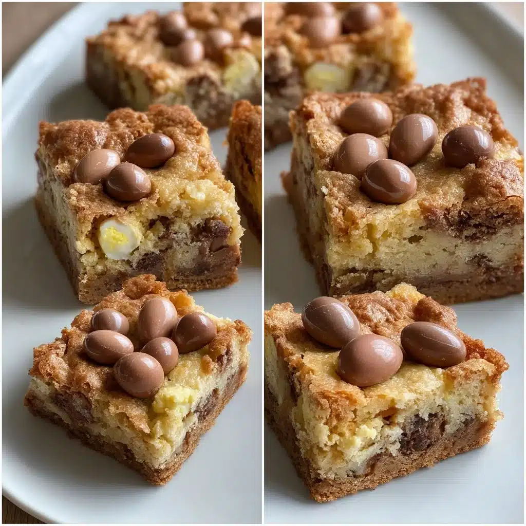 Easy Mini Egg Cookie Bars