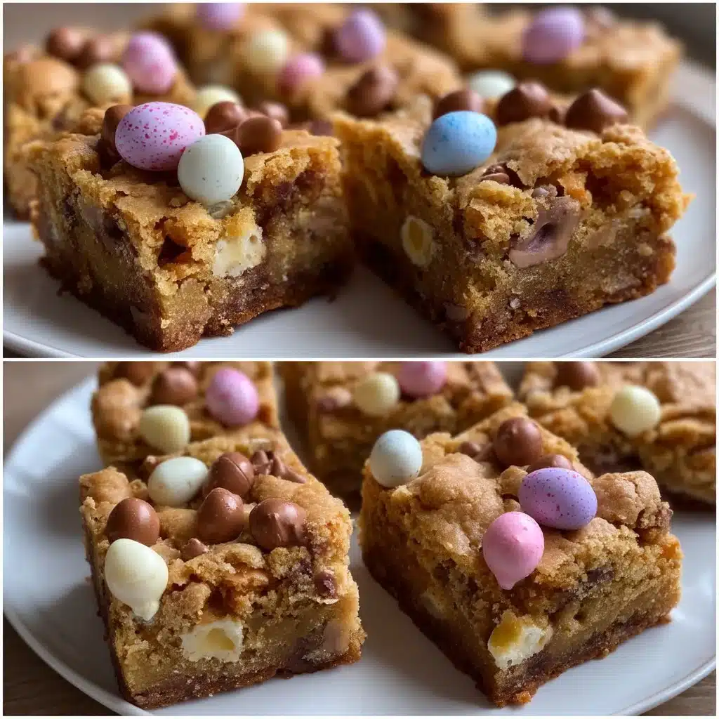 Easy Mini Egg Cookie Bars