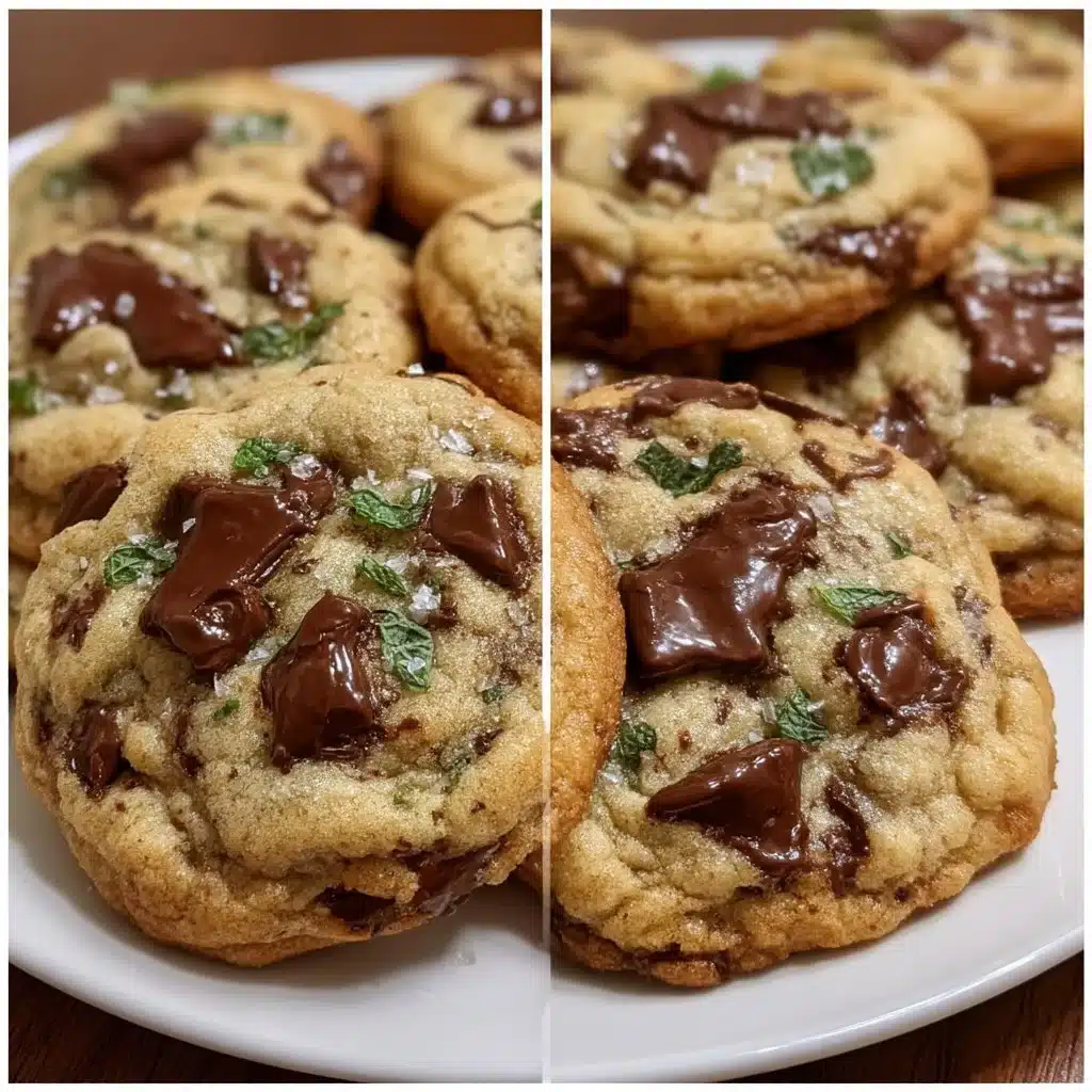Easy Mint Chocolate Chip Cookies