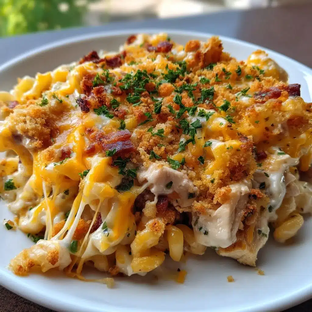 Easy Ranch Chicken Pasta Bake