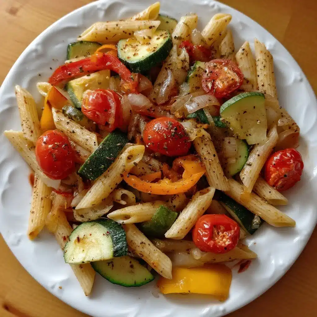 Easy Roasted Vegetable Pasta