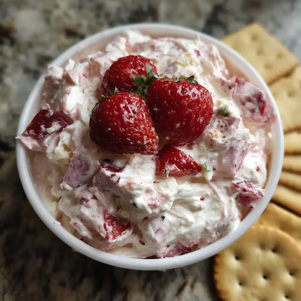 Easy Strawberry Cheesecake Dip
