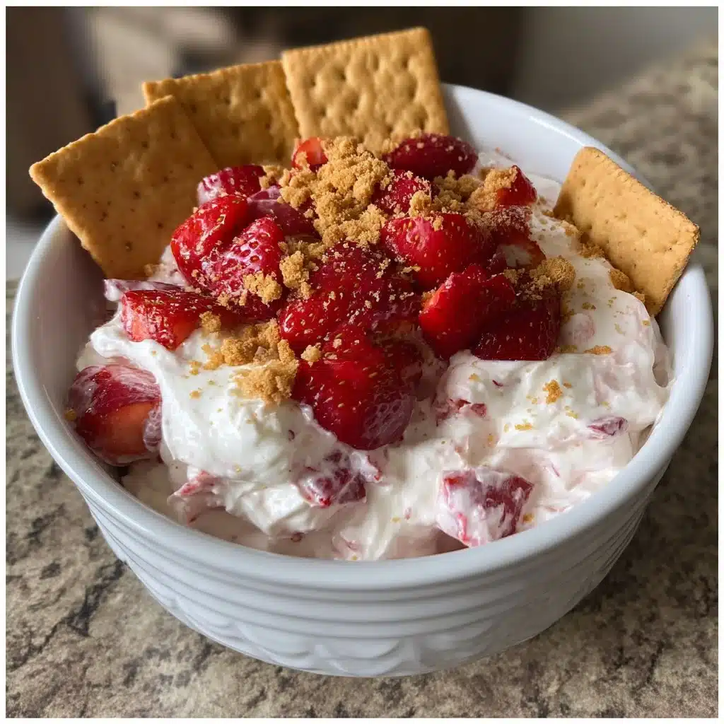 Easy Strawberry Cheesecake Dip