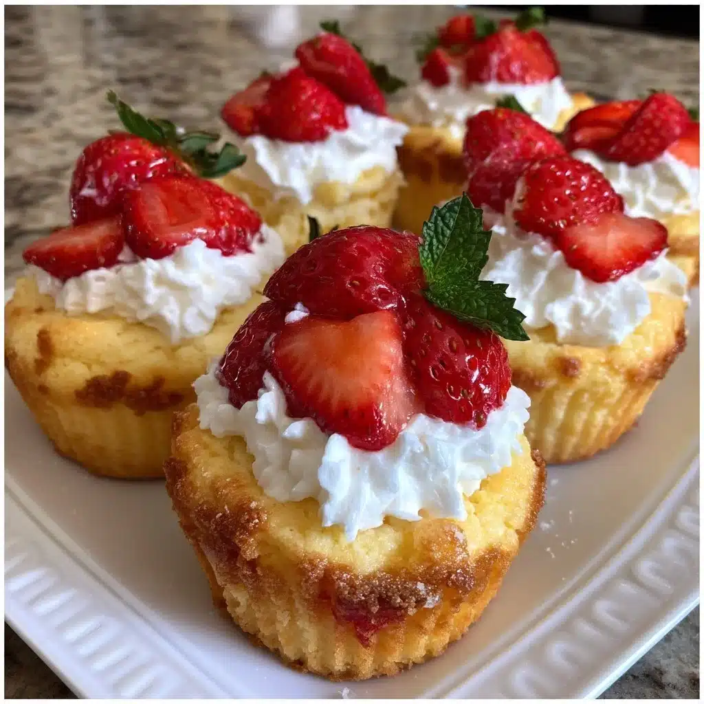 Easy Strawberry Shortcake Cups