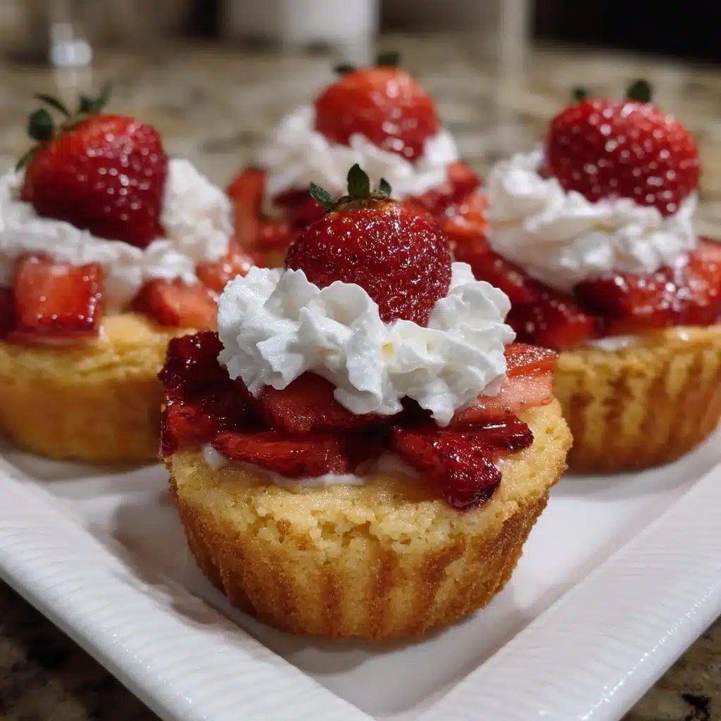 Easy Strawberry Shortcake Cups