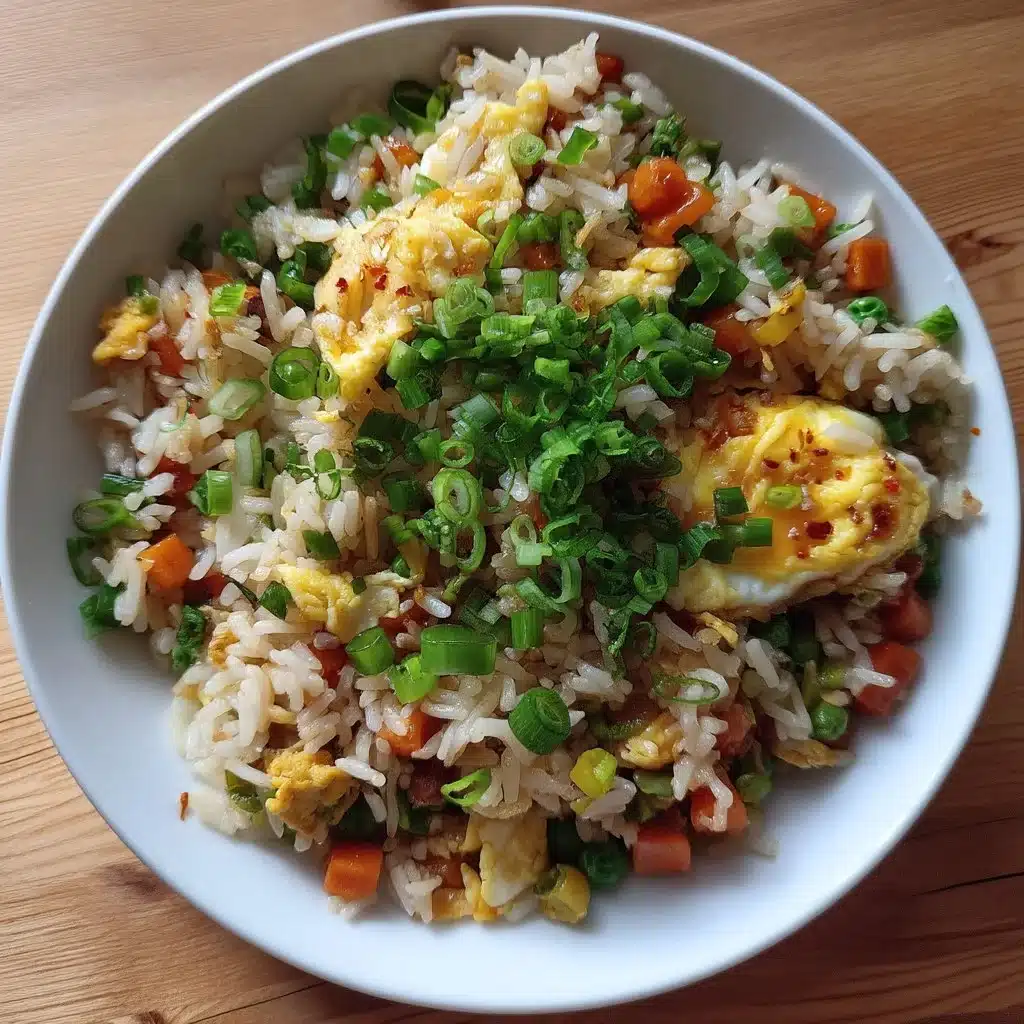 Easy Veggie Fried Rice with Egg