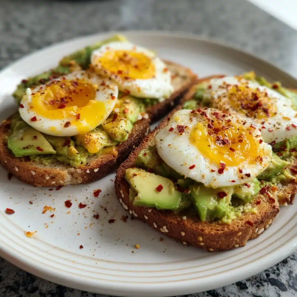 Egg Avocado Breakfast Toast