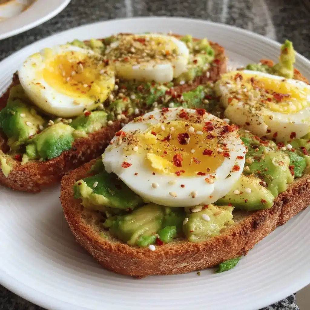 Egg Avocado Breakfast Toast
