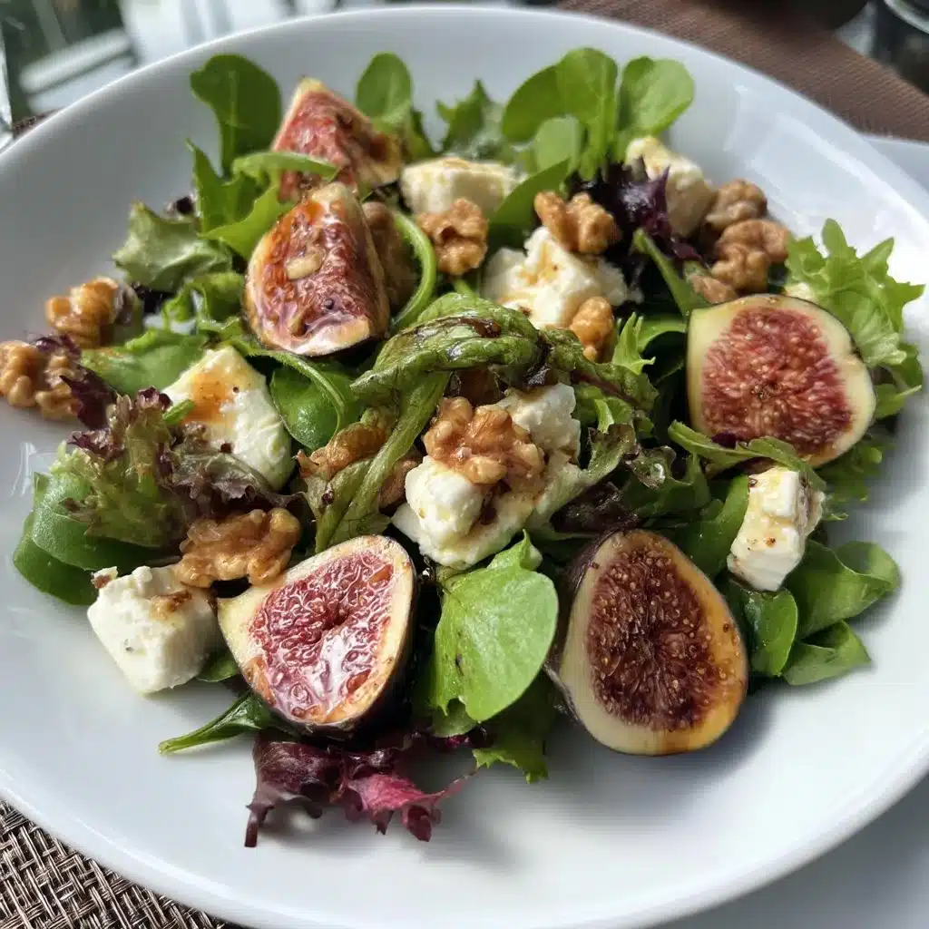 Fig Goat Cheese Salad