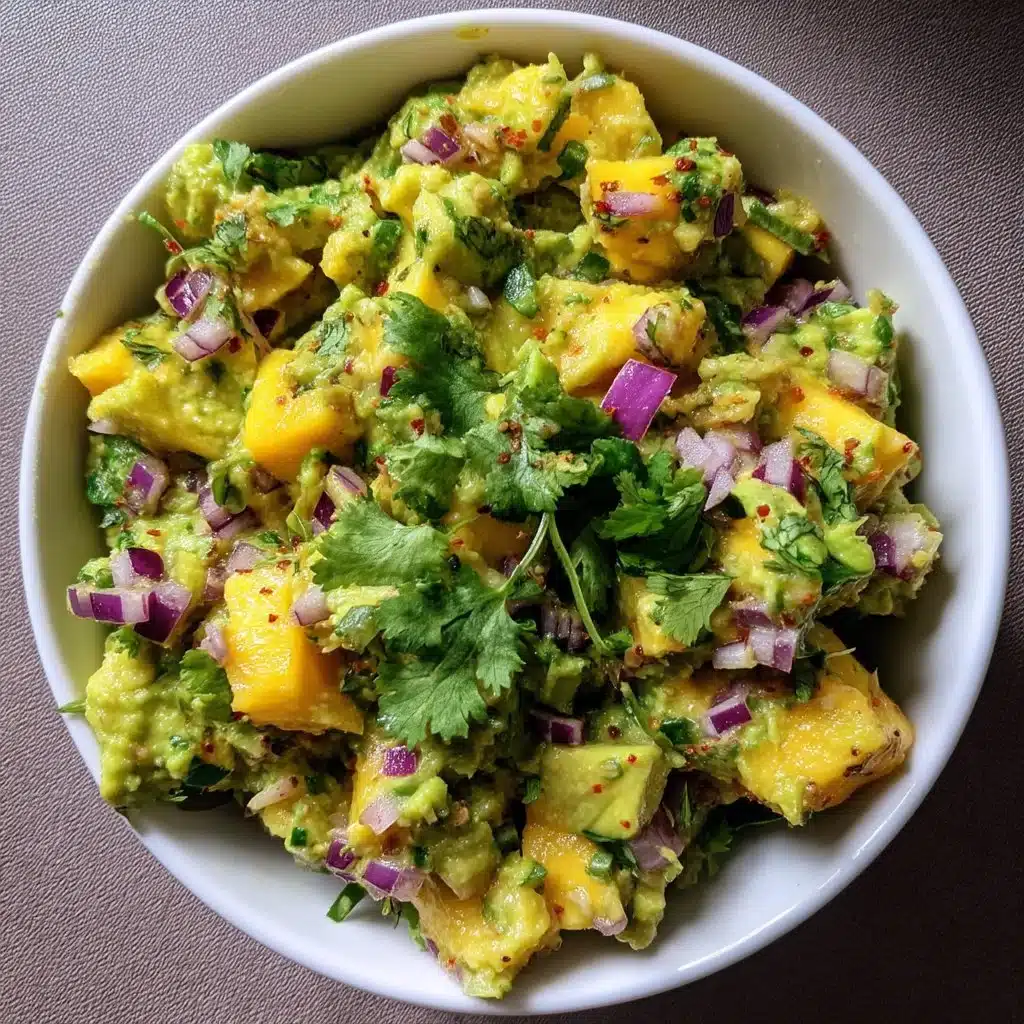 Mango Cilantro Guacamole