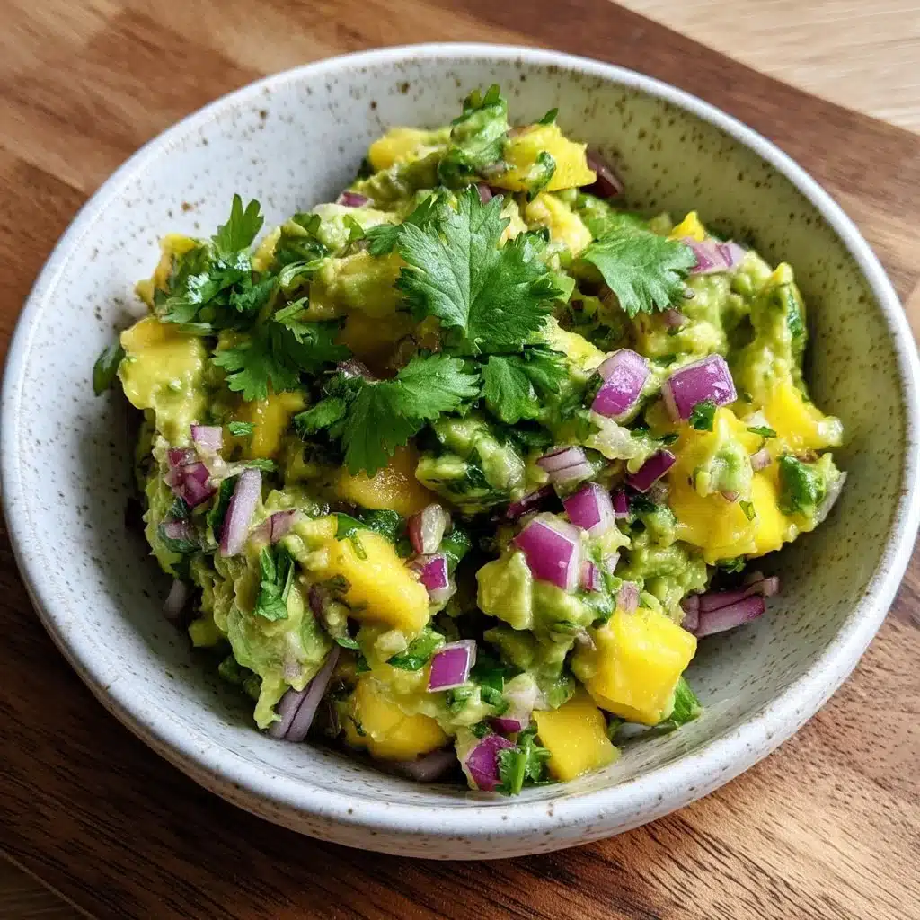 Mango Cilantro Guacamole