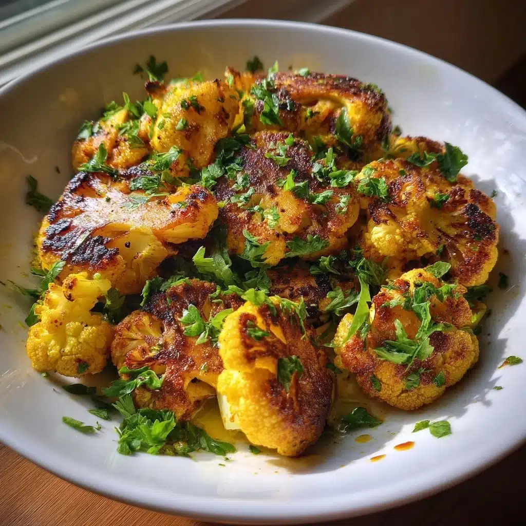 Maple Turmeric Cauliflower Salad
