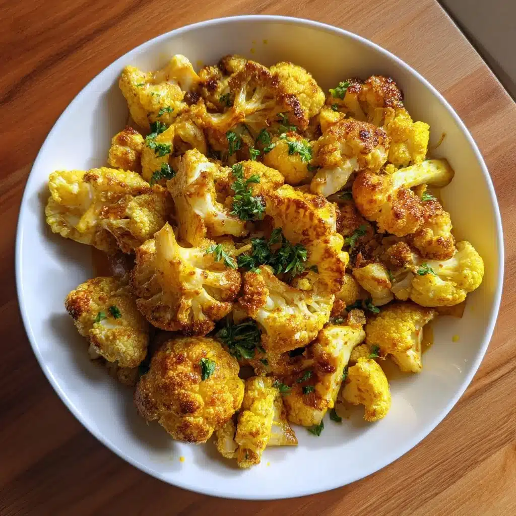 Maple Turmeric Cauliflower Salad