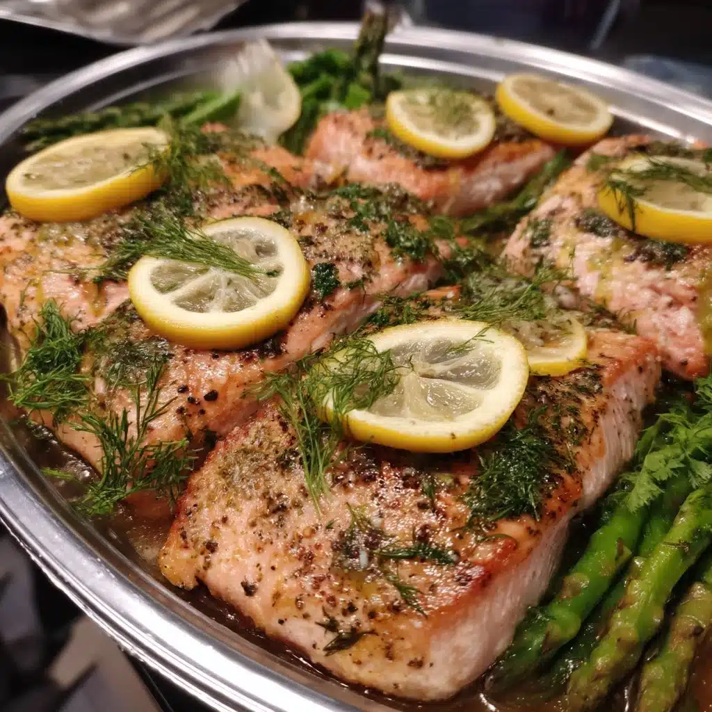 One Pan Lemon Dill Salmon