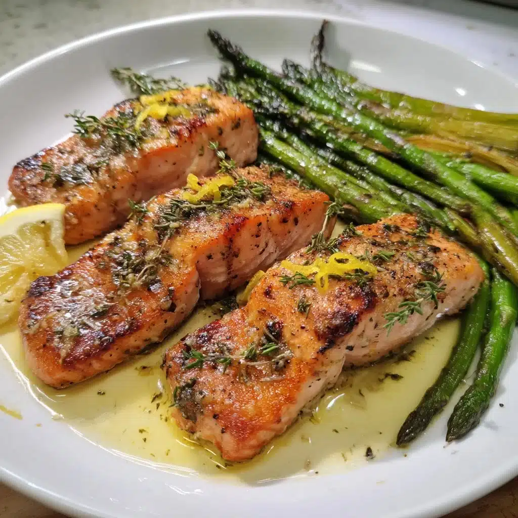 One-Pan Lemon Garlic Salmon