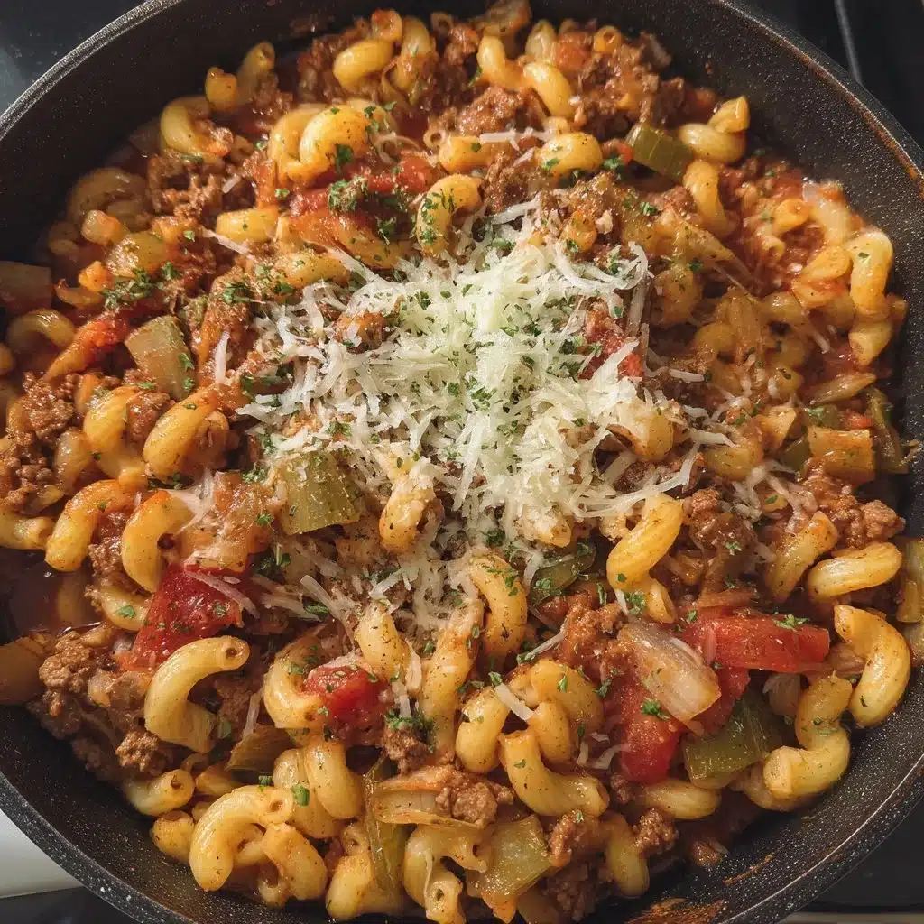 One Pot Beef and Mac Skillet