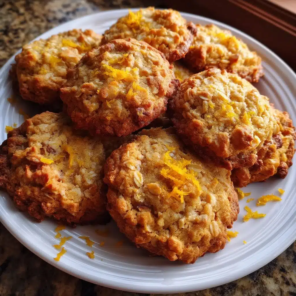Orange Oatmeal Cookies