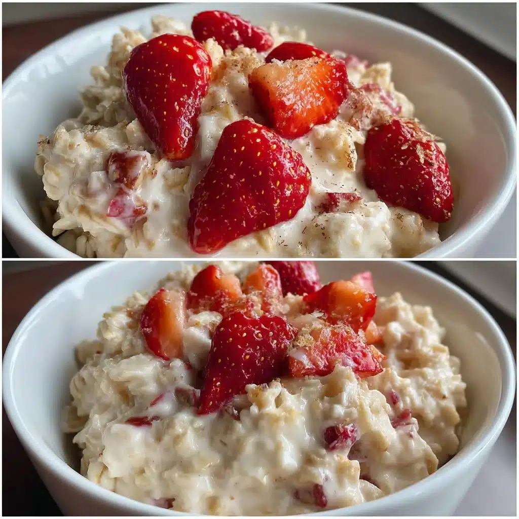 Overnight Oats with Strawberries