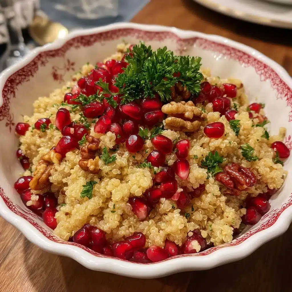 Quinoa Pomegranate Pilaf
