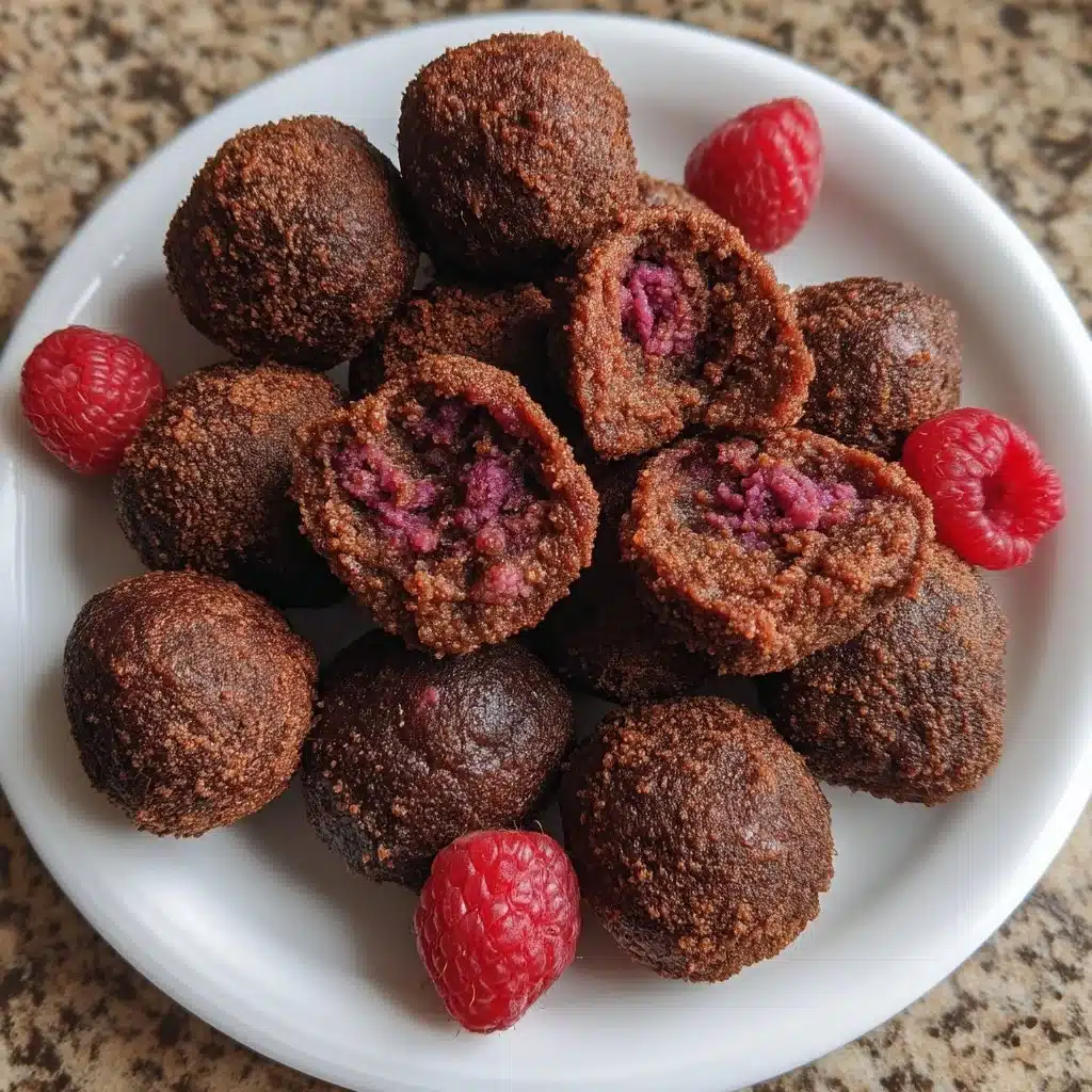 Raspberry Espresso Bites