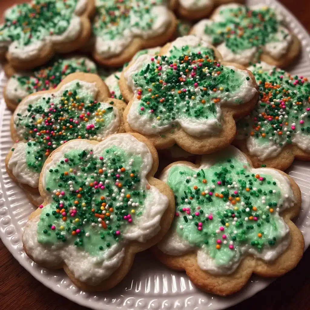 Shamrock Sugar Cookies