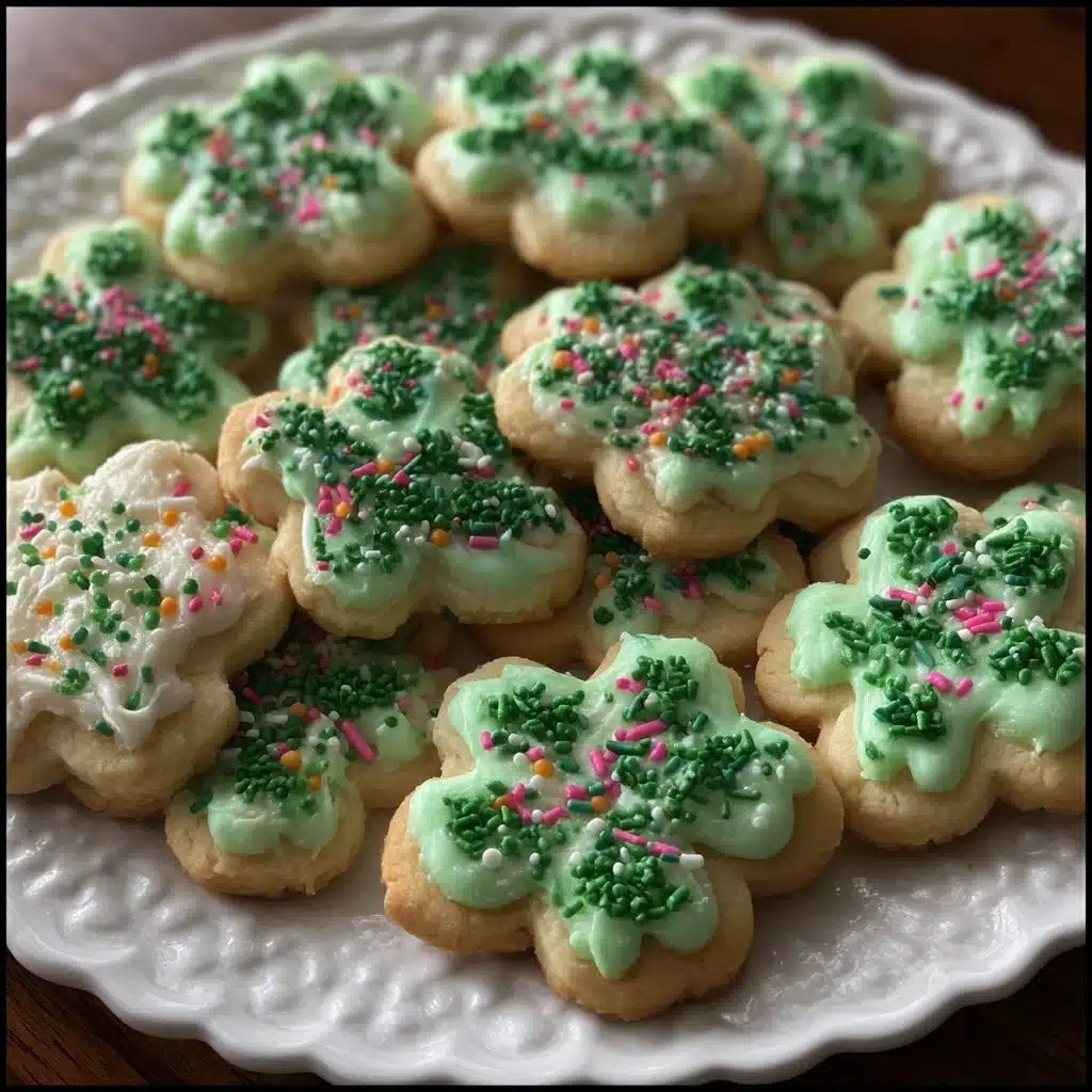 Shamrock Sugar Cookies