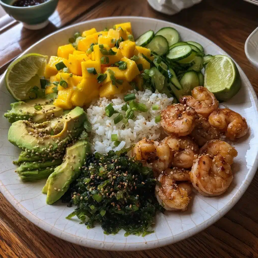 Shrimp Mango Poke Bowls