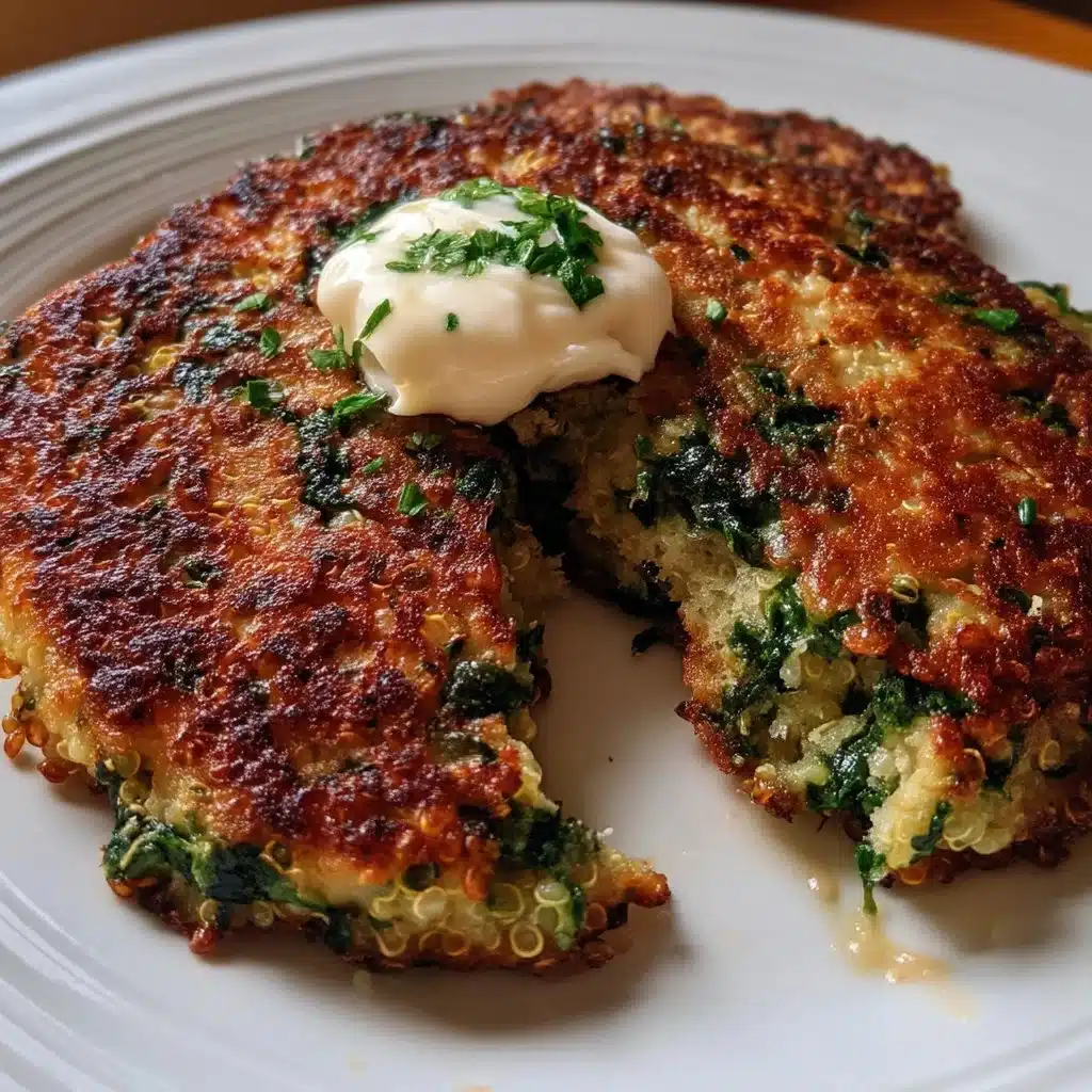 Spinach Quinoa Pancakes