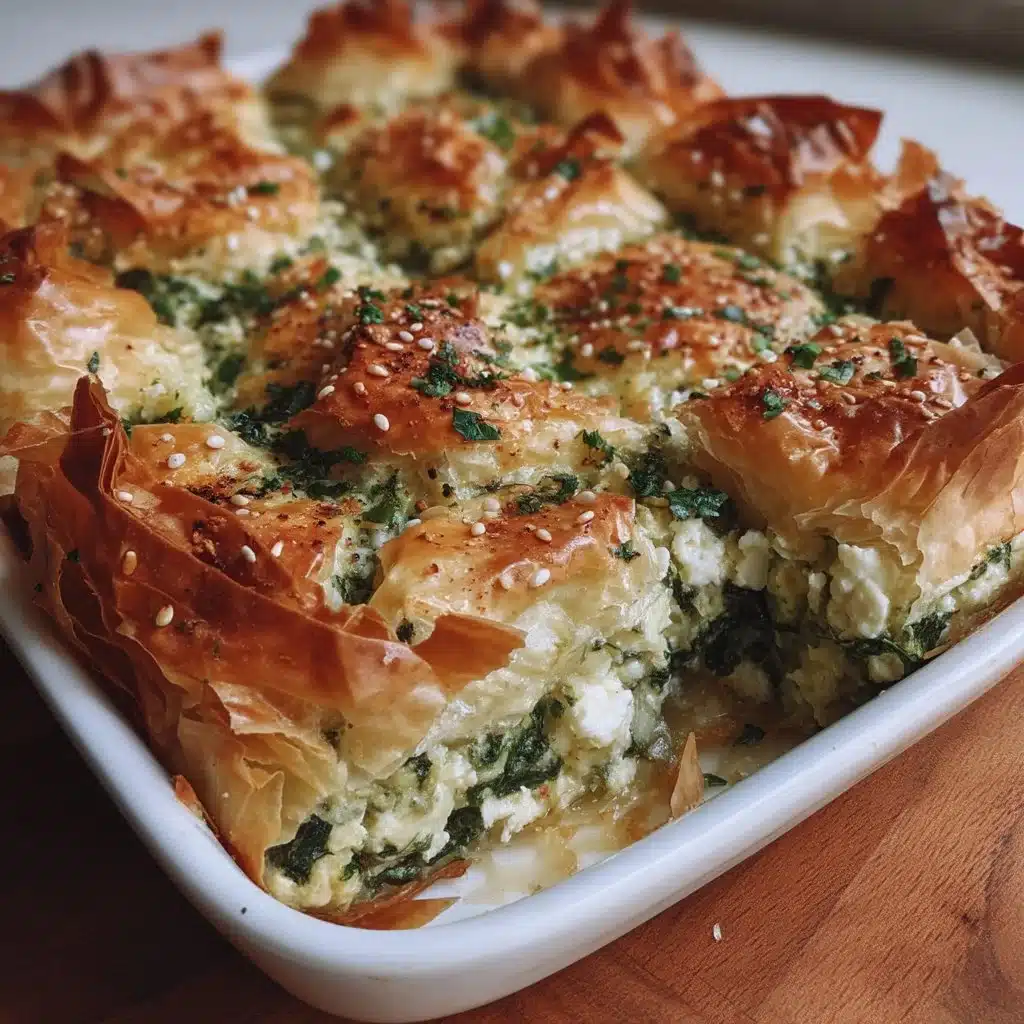 Spinach Ricotta Phyllo Bake