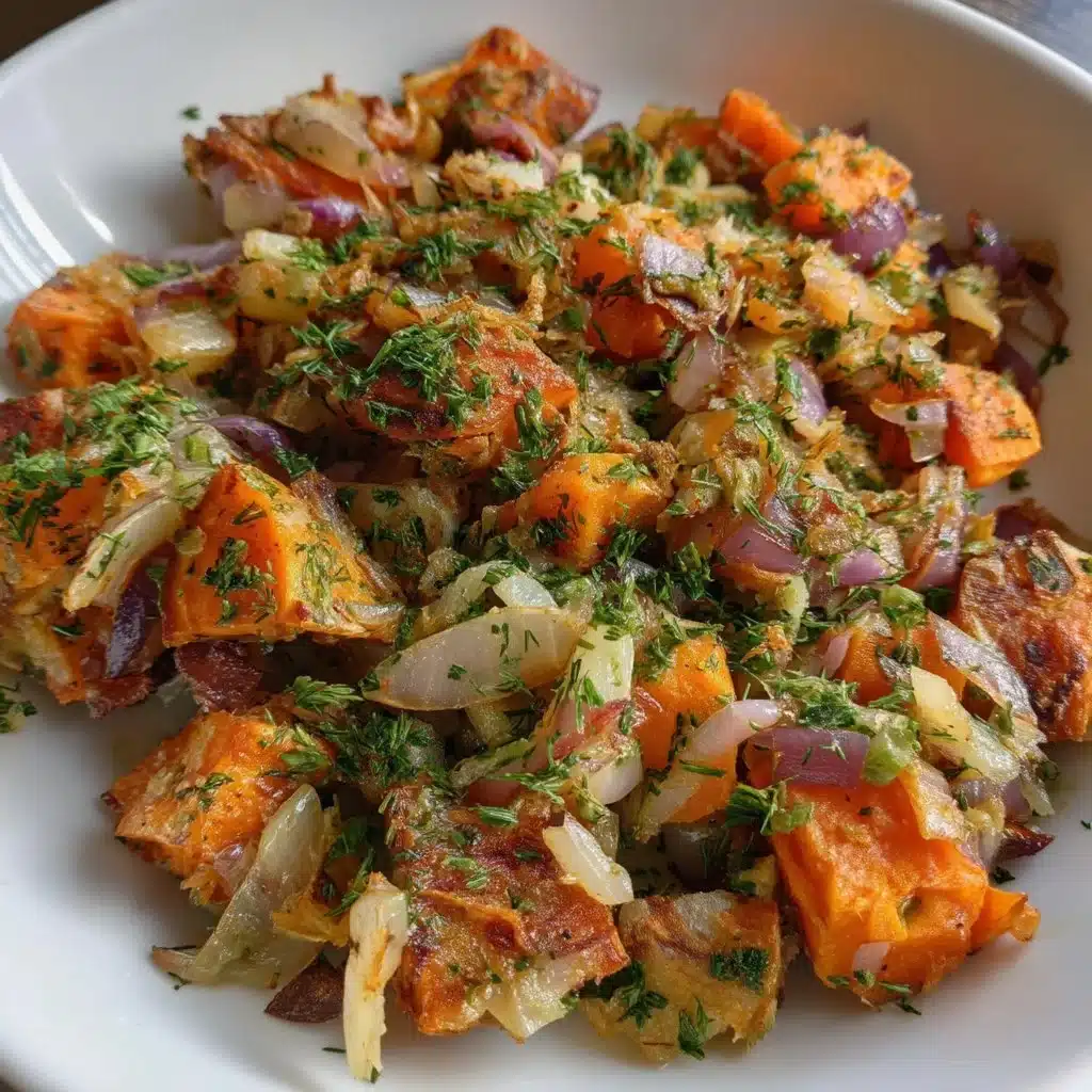 Sweet Potato-Fennel Hash