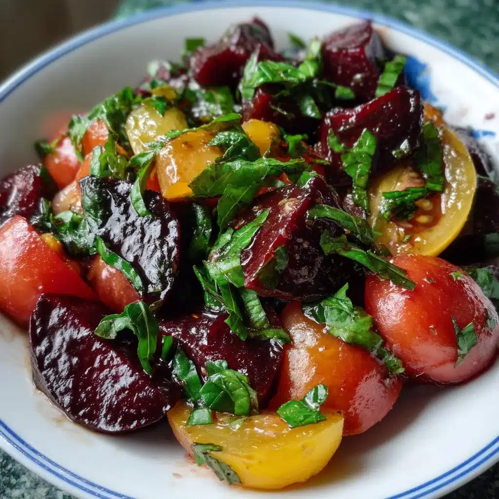 Tomato Basil Beet Salad