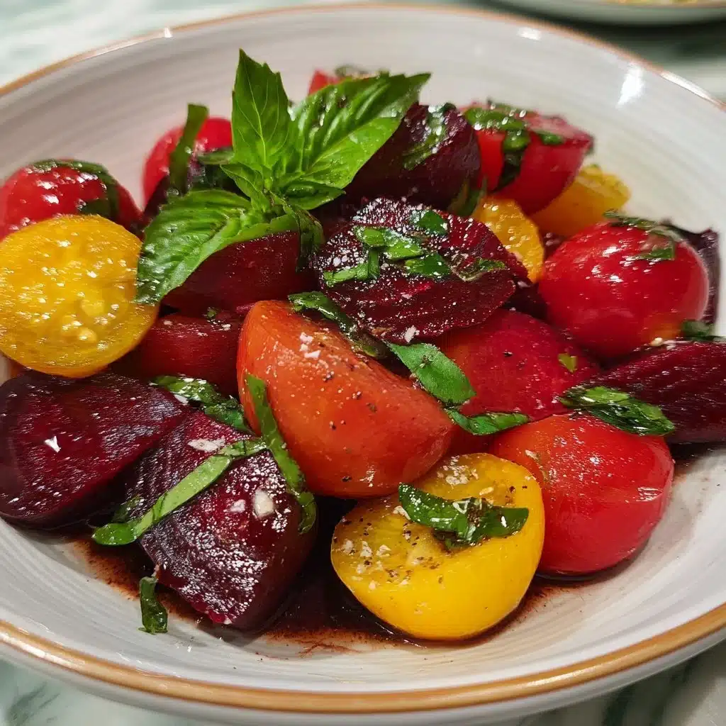 Tomato Basil Beet Salad