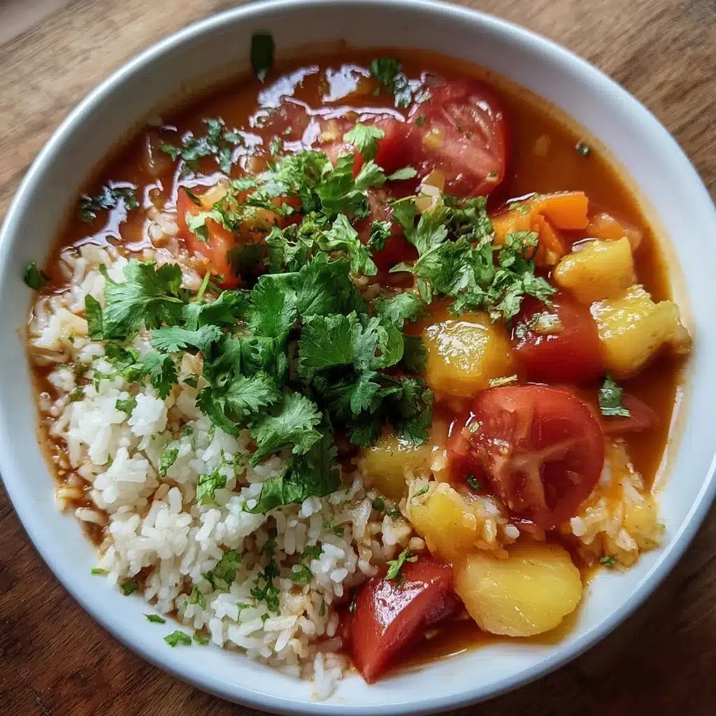 Tomato Curry Rice Soup