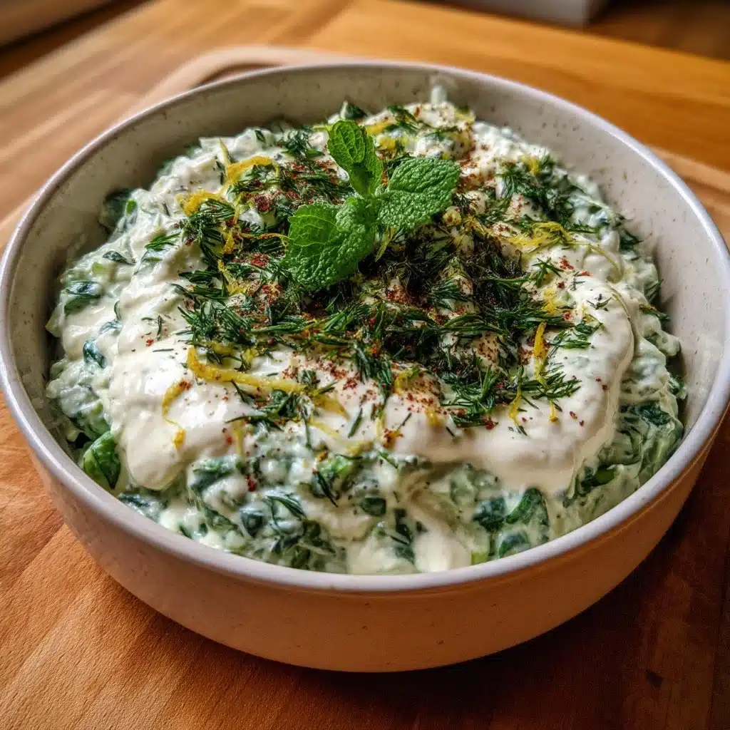 Vegan Spinach Tzatziki