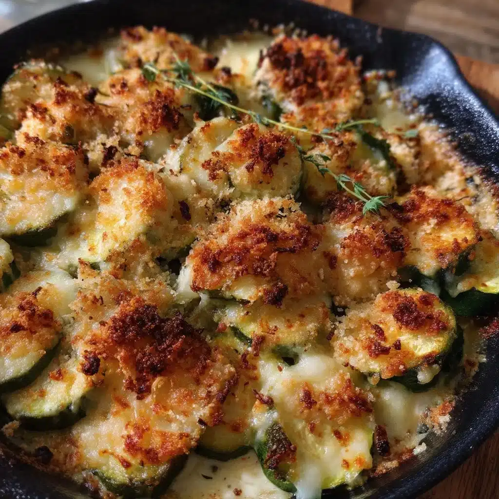 Zucchini Parmesan Gratin