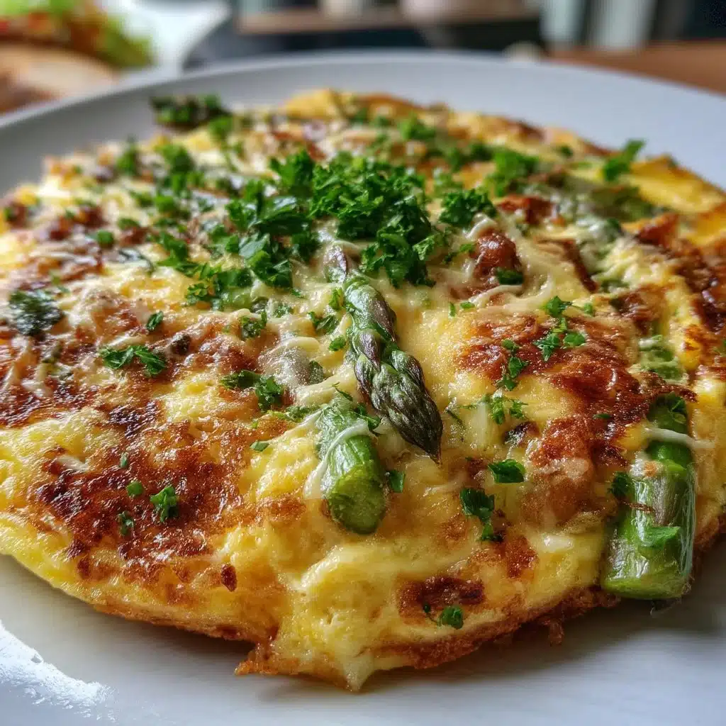 Asparagus & Gruyere Frittata for Brunch