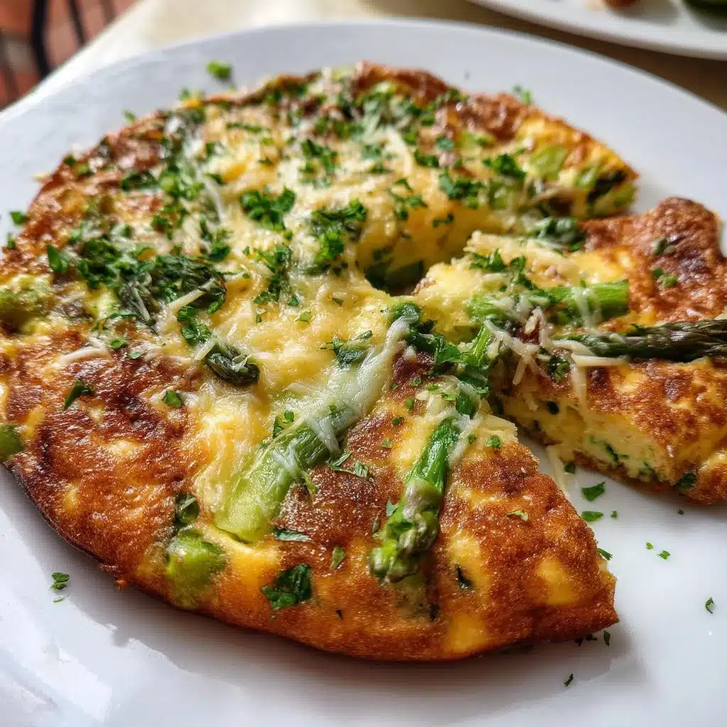 Asparagus & Gruyere Frittata for Brunch
