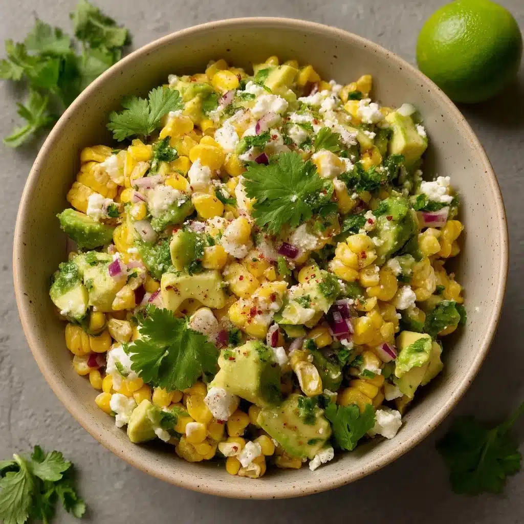 Avocado Cotija Corn Salad