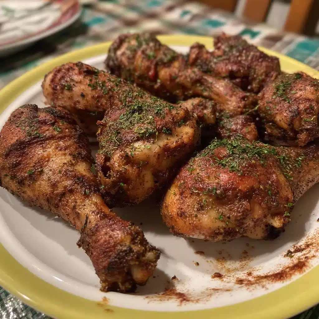 BBQ Chicken Drumsticks with Dry Rub